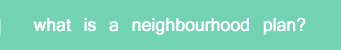 What is a Neighbourhood Plan
